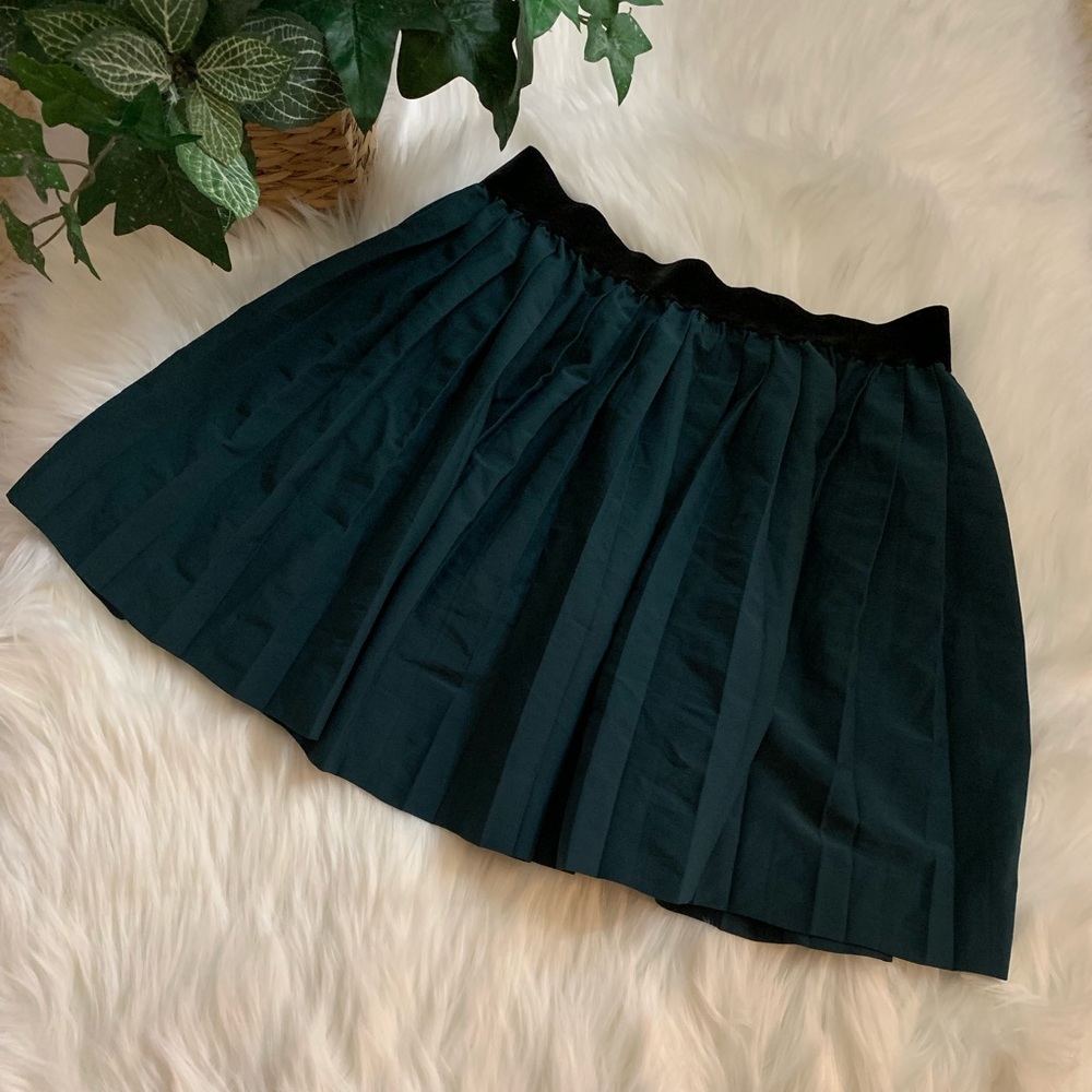 Pleated Mini Skirt